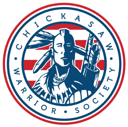 Chickasaw Warrior Society round and colored logo